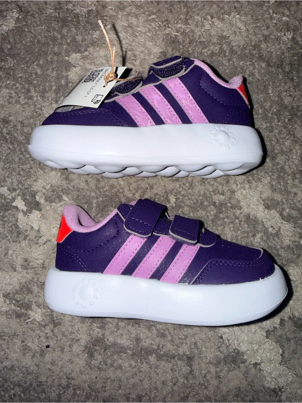 adidas Breaknet 3.0 Purple Toddler Shoes 7Kids